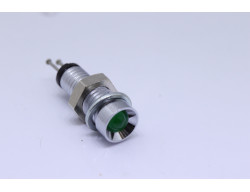 voyant led verte à souder fixation par vis