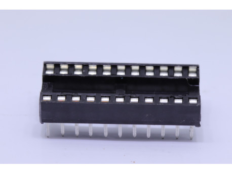 support ci 22 pins écartement 7.62mm