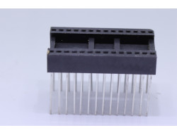 support ci à wrapper 28 pins écartement 15.24mm