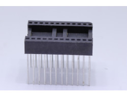 support ci à wrapper 24 pins écartement 15.24mm