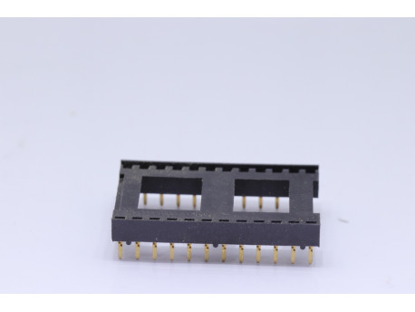 support ci 24 pins écartement 15.24mm