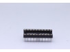 support ci tulipe 20 pins écartement 7.62mm