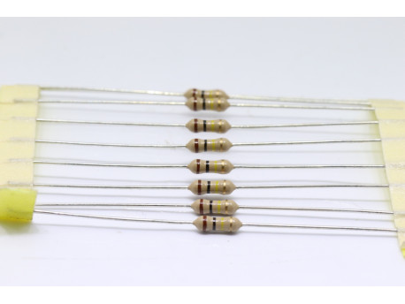 résistance 1/4 watt couche carbone 100 kΩ 5%