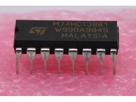 M74 ou SN74HC138B1 décodeur inverseur 3 bits vers 8