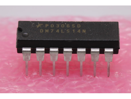 DM74LS14N sextuple inverseur trigger de schmitt en entrée