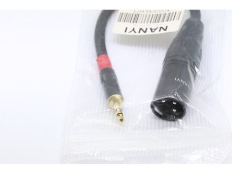 câble adaptateur jack mâle 3.5mm vers xlr mâle - SONORISATION-AUDIO - 1,50 €