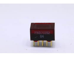 FND70352 afficheur 7 segments cathode commune point décimal à gauche - AFFICHEURS-CI POUR AFFICHEURS - 1,00 €