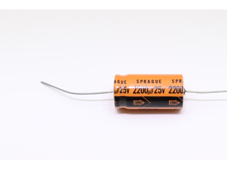 condensateur électrolytique 2200uF 25volts axial