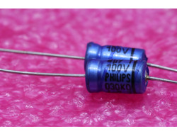 condensateur électrolytique 4.7uF 100volts axial