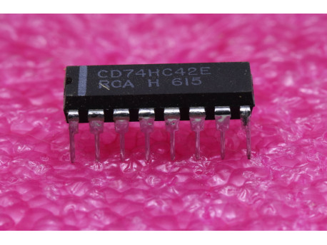 CD74HC42E décodeur bcd 4 bits vers 10 décimal