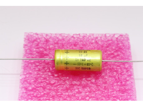 condensateur électrolytique 10uF 160volts axial