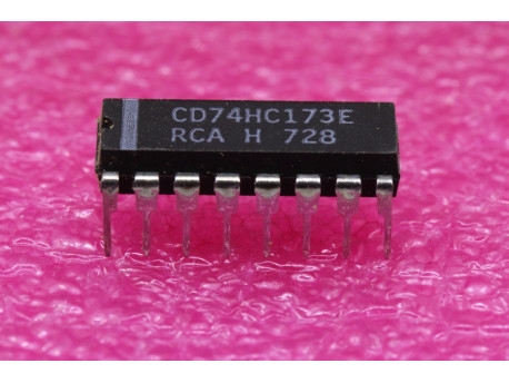 CD74HC173E quadruple bascule D avec sorties 3 états
