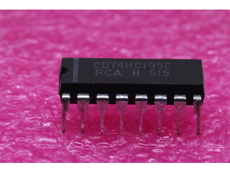 CD74HC195E circuit genérique pour décalage, stockage et comptage sur 4 bits
