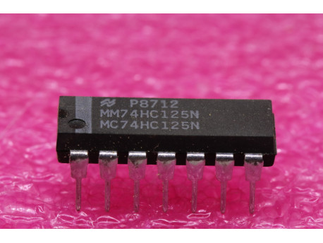 MC74HC125N quadruple buffer 3 états