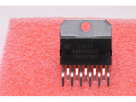 L6203 driver full bridge pour contrôle moteur