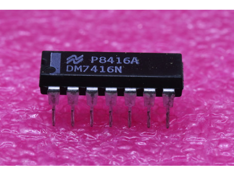 DM7416N sextuple tampon inverseur avec sorties collecteur ouvert
