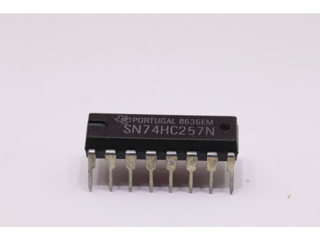 SN74HC257N quadruple sélecteur multiplexeur 2 vers 1 avec sorties 3 états