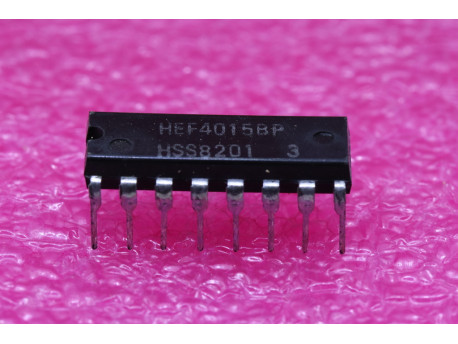 HEF4015BP double registre à décalage 4 bits