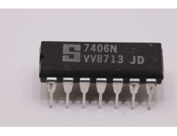 7406N sextuple inverseur avec sorties collecteur ouvert