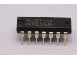 SN74LS16N sextuple tampon inverseur avec sorties collecteur ouvert