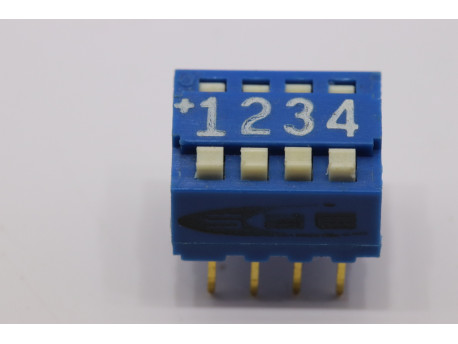 dip switch 4 positions avec repère