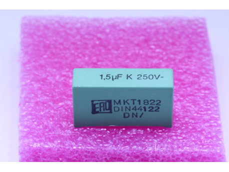 condensateur polyester métallisé 1.5uF 250 volts dc