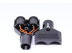 adaptateur 2 prises haut-parleur femelle vers din 5 broches dé