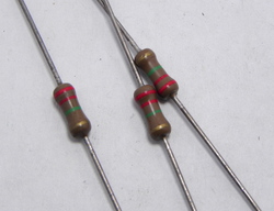 2.2 megohm 1/2 watt 5 %