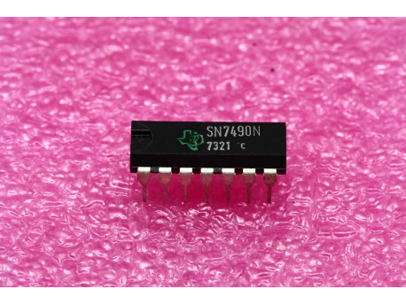 SN7490N compteur décade avec sorties bcd ou biquinaire - 0,80 €