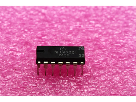 SFC438E quadruple nand 2 entrées sorties collecteur ouvert - 0,80 €