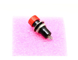 bouton poussoir rouge momentané