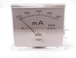 galvanomètre ferromagnétique 0-500 mA AC/DC e61r