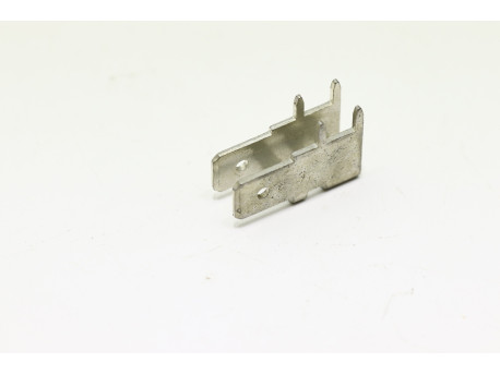double borne fast on 6mm mâle à souder sur pcb - 0,10 €