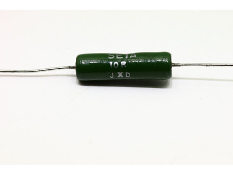 résistance de puissance bobinée vitrifiée 10 ohm 6.5 watt - 1,00 €