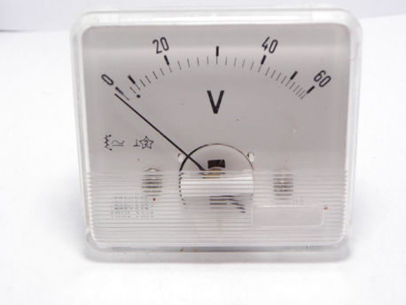 galvanomètre ferromagnétique 0-60 volt AC/DC NV