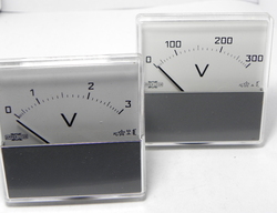 galvanomètre ferromagnétique 0-3 volt AC/DC amper-lyon