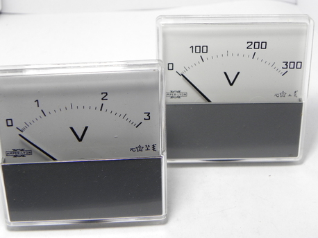 galvanomètre ferromagnétique 0-3 volt AC/DC amper-lyon
