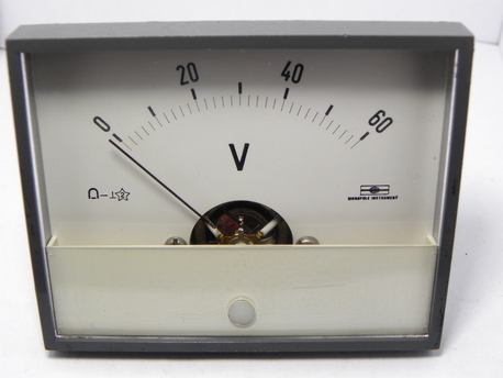 galvanomètre à cadre mobile 0-60 volt DC