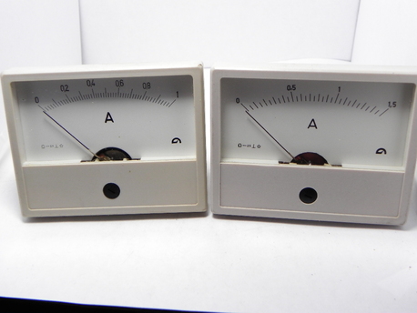 galvanomètre à cadre mobile 0-1 ampere DC