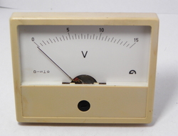 galvanomètre à cadre mobile 0-15 volt DC