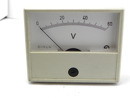 galvanomètre à cadre mobile 0-60 volt DC