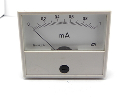 galvanomètre à cadre mobile 0-1 mA DC
