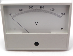 galvanomètre à cadre mobile 0-500 volt DC