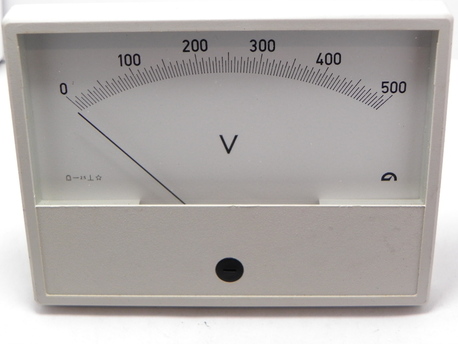 galvanomètre à cadre mobile 0-500 volt DC