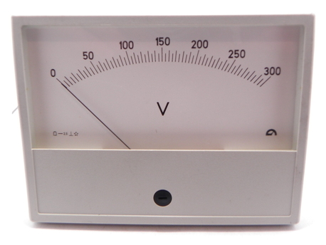 galvanomètre à cadre mobile 0-300 volt DC