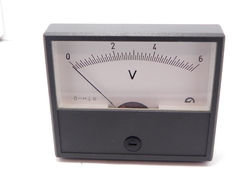 galvanomètre à cadre mobile 0-6 volt DC
