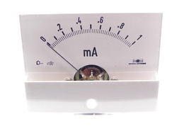 galvanomètre à cadre mobile 0-1 mA DC