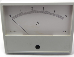 galvanomètre à cadre mobile 0-5 A DC