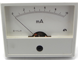 galvanomètre à cadre mobile 0-10 mA DC