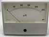 galvanomètre à cadre mobile 0-250 µA DC